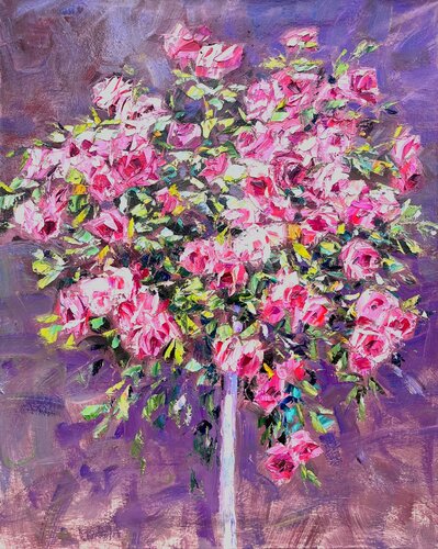 Roses 2024 di Iryna Kastsova, Pittura in vendita su Singulart