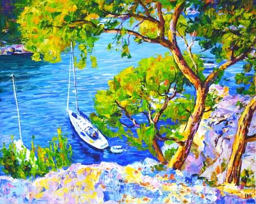 French coast van Iryna Kastsova, Schilderij te koop op Singulart
