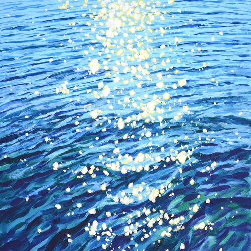 Glare on the waves 9 von Iryna Kastsova, Malerei kaufen auf Singulart