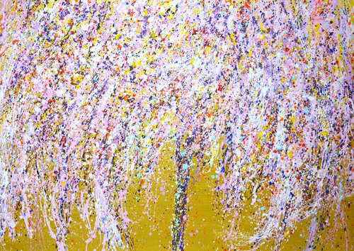 Cherry blossoms 10 van Iryna Kastsova, Schilderij te koop op Singulart