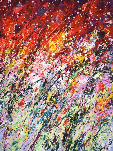 Flower Field 17 par Iryna Kastsova, Peinture en vente sur Singulart