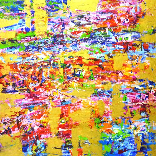 Expression with gold 36 di Iryna Kastsova, Pittura in vendita su Singulart