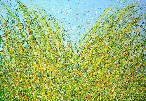 Flower field 20 von Iryna Kastsova, Malerei kaufen auf Singulart