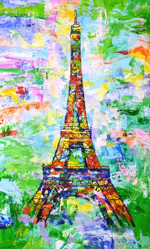 Eiffel Tower 6 di Iryna Kastsova, Pittura in vendita su Singulart