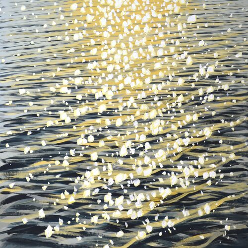 Glare on the water 12. von Iryna Kastsova, Malerei kaufen auf Singulart