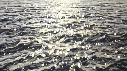 Glare on the water 18. von Iryna Kastsova, Malerei kaufen auf Singulart
