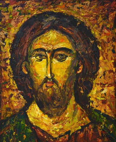 Jesus Christ 7 di Iryna Kastsova, Pittura in vendita su Singulart