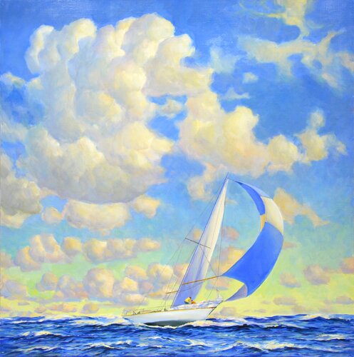 Fresh breeze di Iryna Kastsova, Pittura in vendita su Singulart