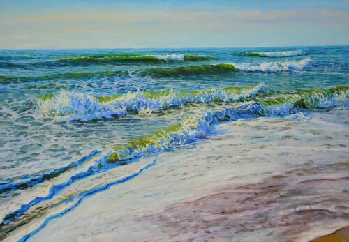 Costa del sol par Iryna Kastsova, Peinture en vente sur Singulart