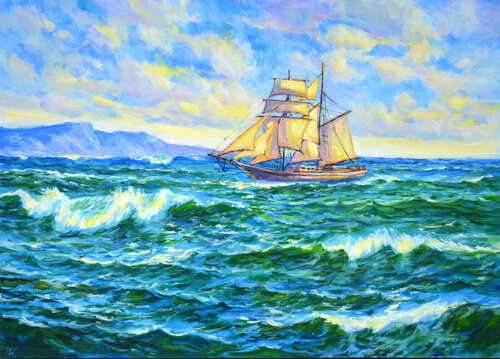 Seascape van Iryna Kastsova, Schilderij te koop op Singulart