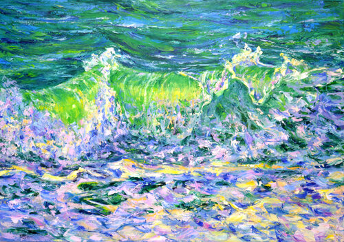 Pearl Surf di Iryna Kastsova, Pittura in vendita su Singulart