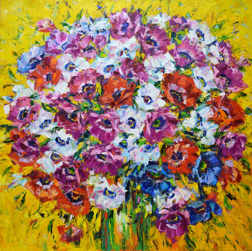 Anemones von Iryna Kastsova, Malerei kaufen auf Singulart