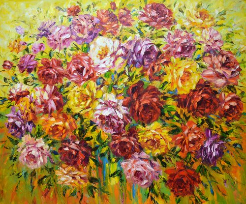 Roses by Iryna Kastsova, Painting for Sale on Singulart