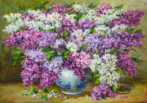 Lilac van Iryna Kastsova, Schilderij te koop op Singulart
