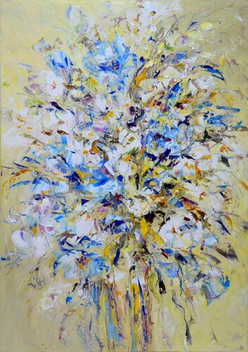 Abstract bouquet von Iryna Kastsova, Malerei kaufen auf Singulart