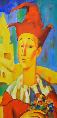 Harlequin. di Iryna Kastsova, Pittura in vendita su Singulart