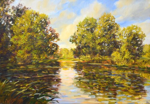 Summer day. di Iryna Kastsova, Pittura in vendita su Singulart