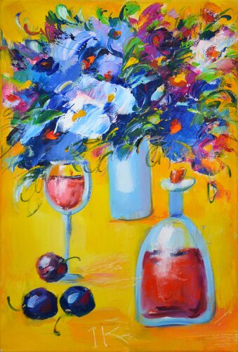 Slivovitsa by Iryna Kastsova, Painting for Sale on Singulart