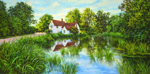 Quiet backwater di Iryna Kastsova, Pittura in vendita su Singulart