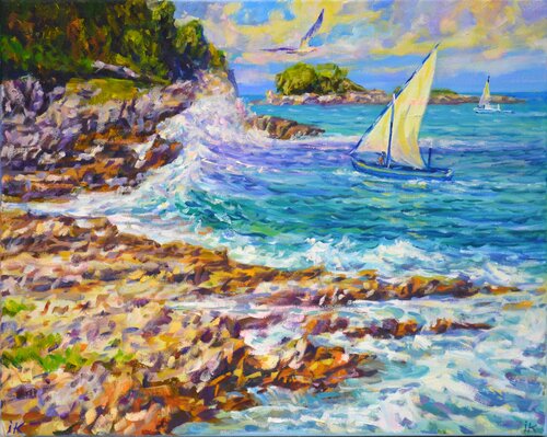 Seascape van Iryna Kastsova, Schilderij te koop op Singulart
