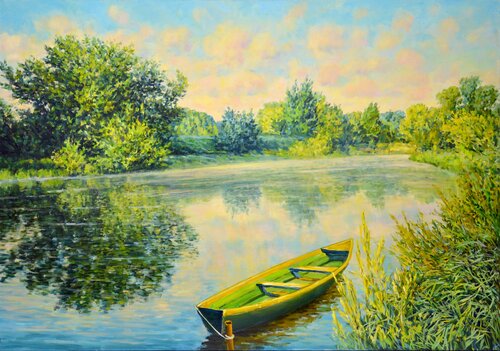 Morning on the river Iryna Kastsova