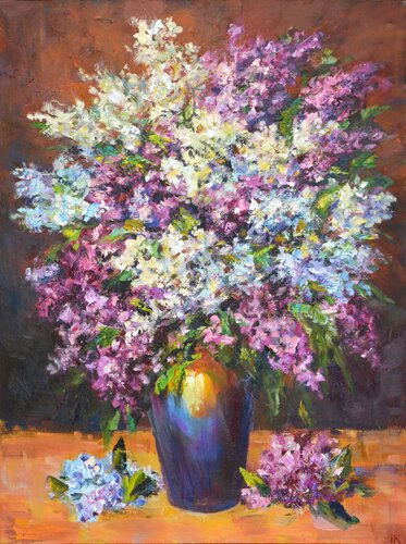 Evening bouquet van Iryna Kastsova, Schilderij te koop op Singulart
