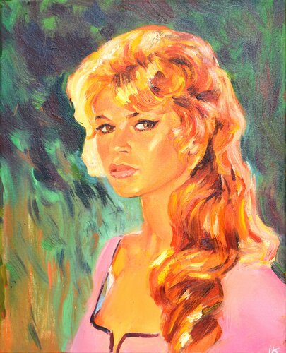 Brigitte Bardot. di Iryna Kastsova, Pittura in vendita su Singulart