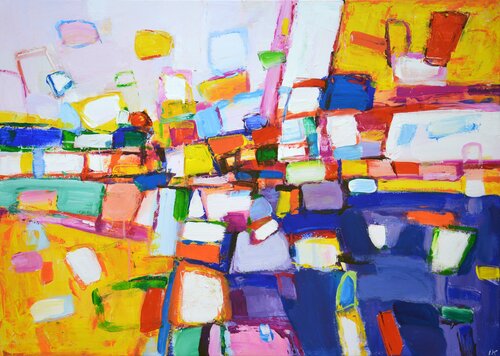 Bright mood di Iryna Kastsova, Pittura in vendita su Singulart