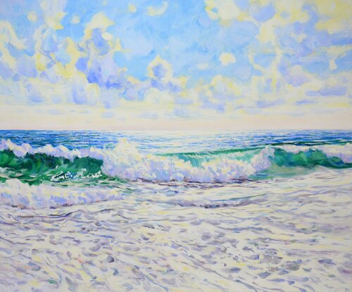 Ocean Music by Iryna Kastsova, Painting for Sale on Singulart