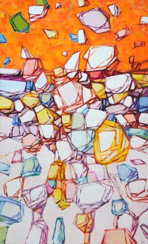 Crystal labyrinth. von Iryna Kastsova, Malerei kaufen auf Singulart