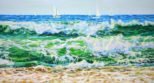 Voyage, voyage von Iryna Kastsova, Malerei kaufen auf Singulart