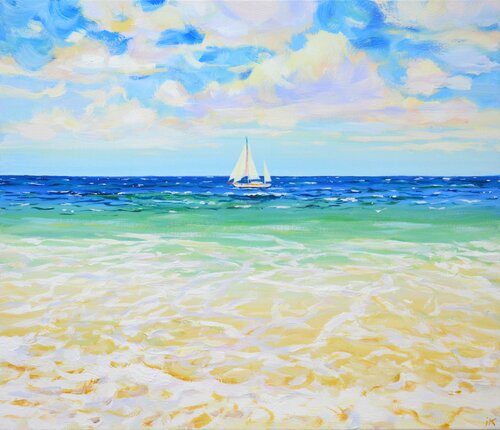 Ocean Expanses von Iryna Kastsova, Malerei kaufen auf Singulart