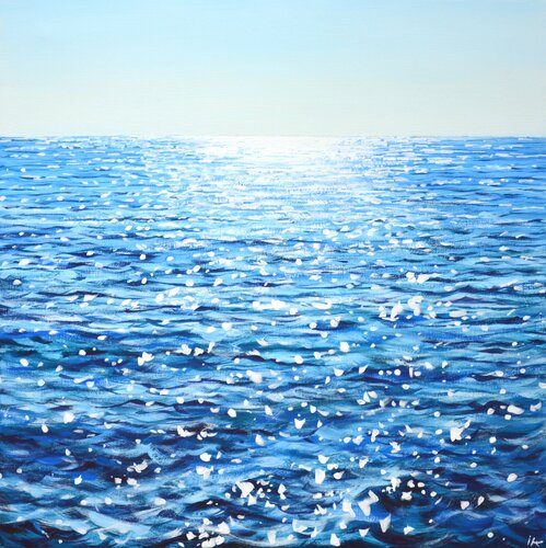 Blue water par Iryna Kastsova, Peinture en vente sur Singulart