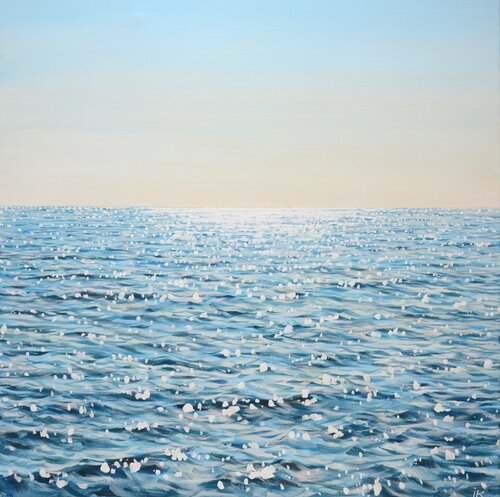 The magical glow of the ocean. par Iryna Kastsova, Peinture en vente sur Singulart
