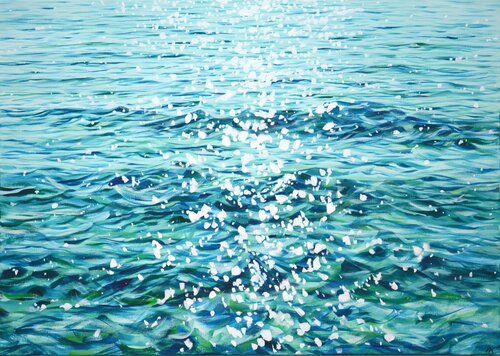 Flickering waves. par Iryna Kastsova, Peinture en vente sur Singulart