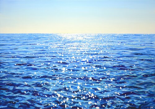 Silver glare par Iryna Kastsova, Peinture en vente sur Singulart