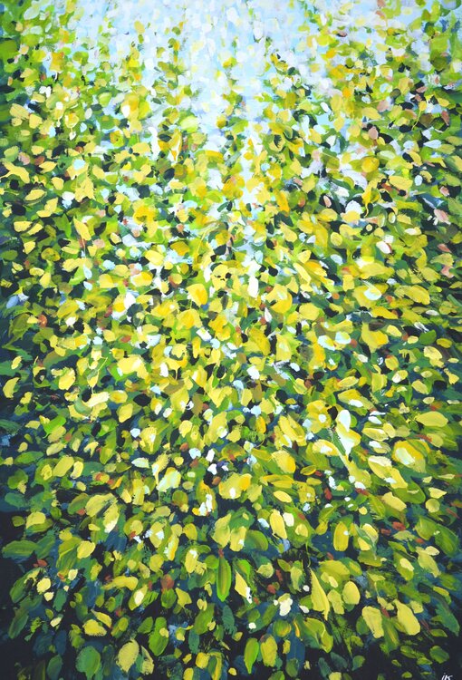 Green leaves. Iryna Kastsova