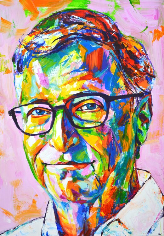 Bill Gates Iryna Kastsova