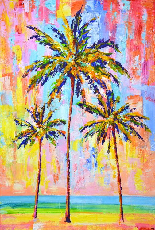 Palms. Ocean 3. Iryna Kastsova