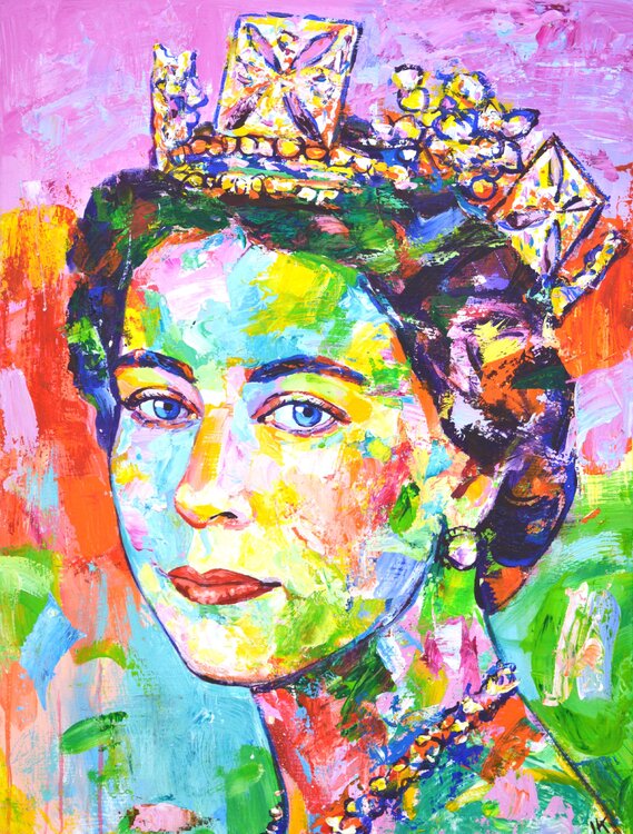 Queen Elizabeth II Iryna Kastsova