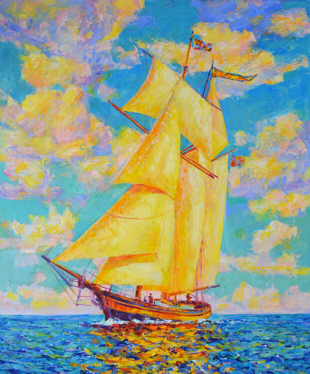 Sailboat Iryna Kastsova