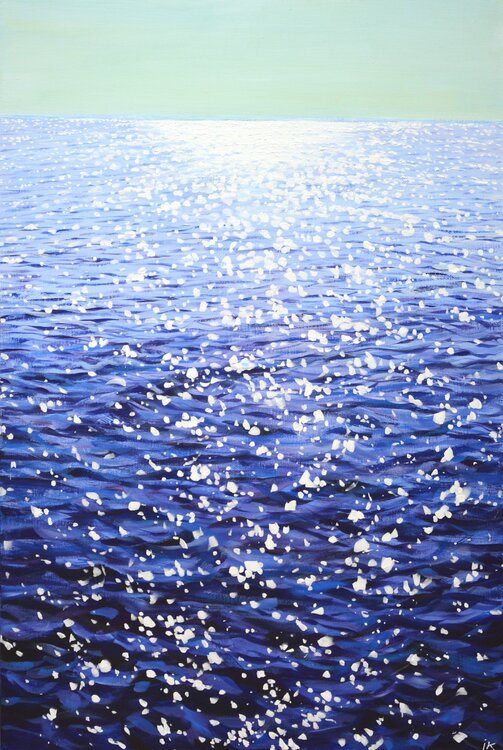 Dancing glare on the water. Iryna Kastsova