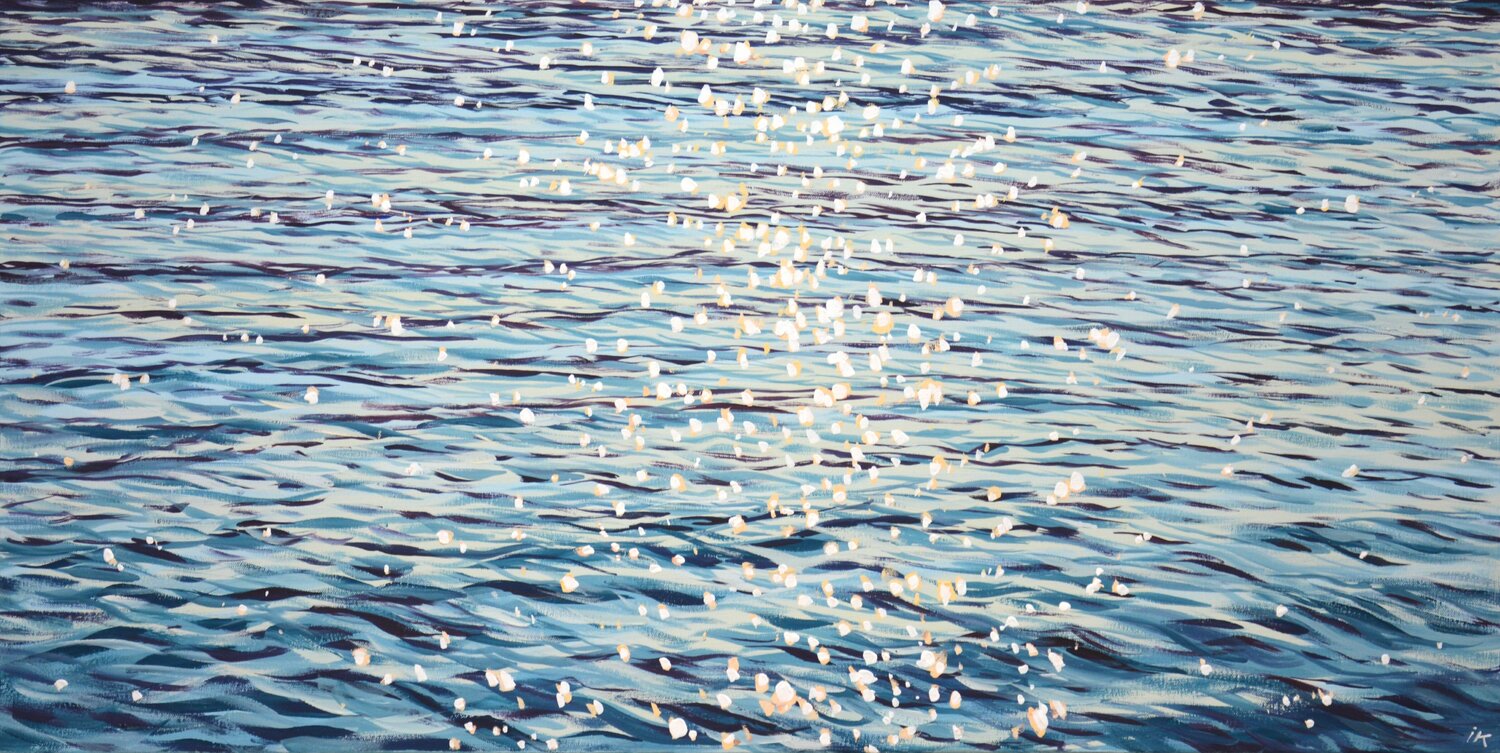 Evening glare on the water. Iryna Kastsova