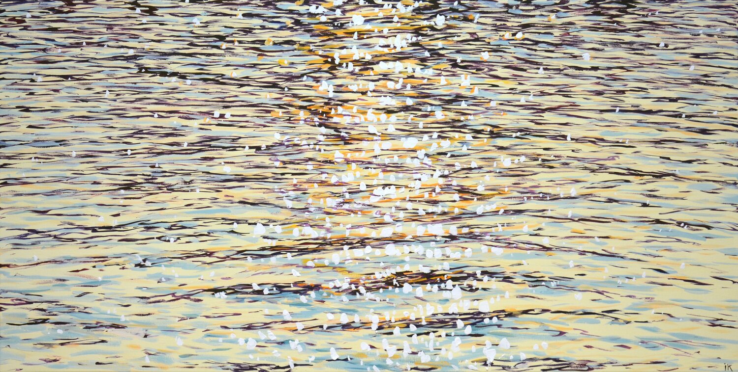 Sparks in the evening light. Iryna Kastsova
