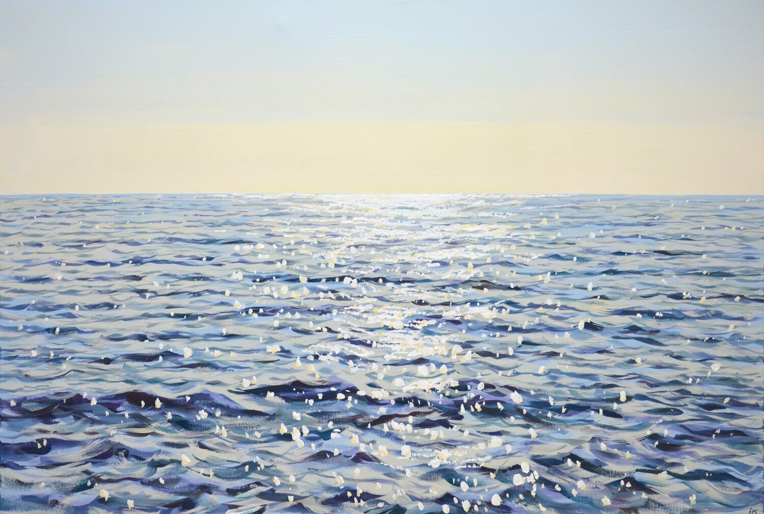 The magical light of the ocean. Iryna Kastsova Originalgemälde zu verkaufen