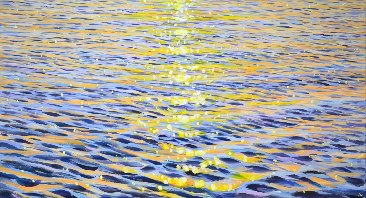 Magic light on the water. Iryna Kastsova