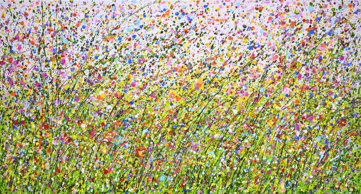 Flower field. Spring. Iryna Kastsova