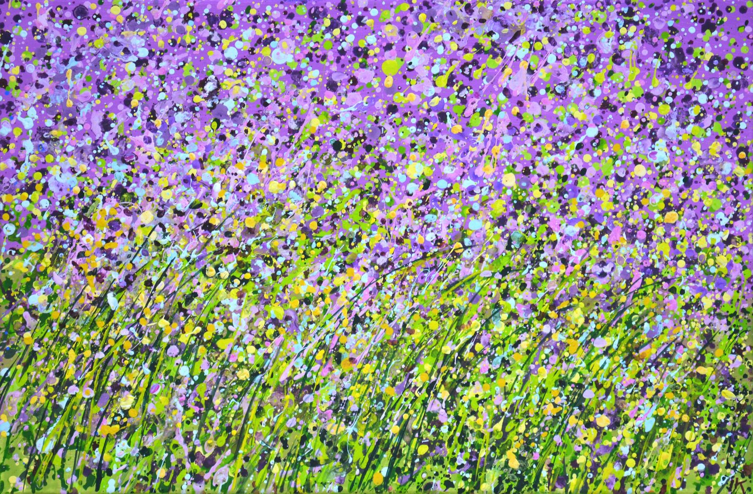 Flower field. Purple. Iryna Kastsova