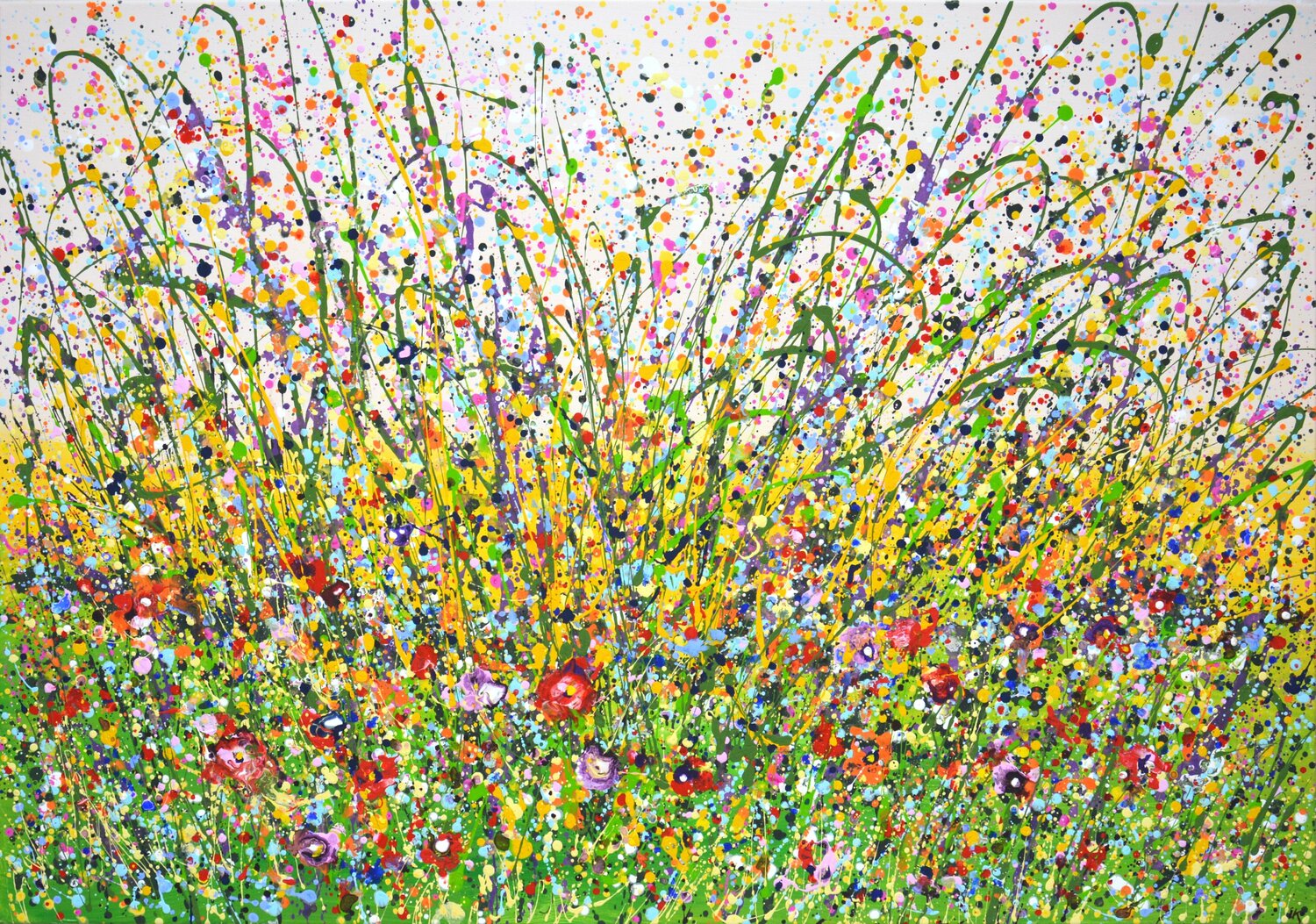 Flower field. Summer. Iryna Kastsova