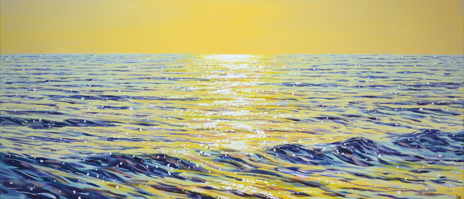 Warm ocean evening. Iryna Kastsova